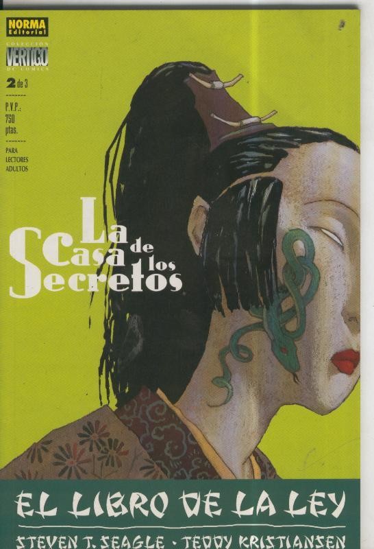 Coleccion Vertigo numero 077: La Casa de los secretos: El libro de la ley numero 2