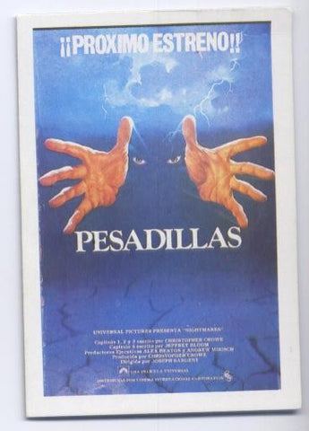 Cromos: Video Guay numero 102: Pesadillas
