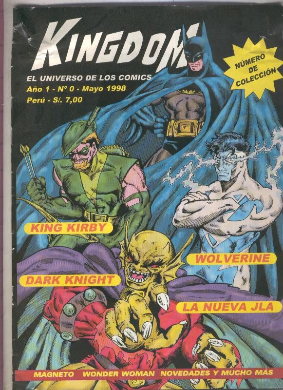 Kingdom el universo de los comics numero 0, mayo 1998