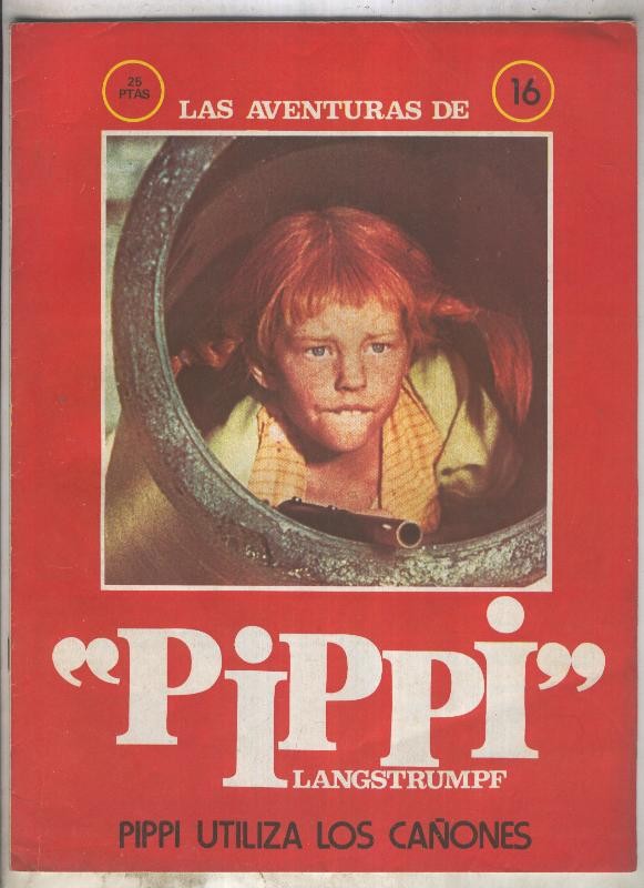 Las aventuras de Pippi Langstgrumpf numero 16: Pippi utiliza los cañones