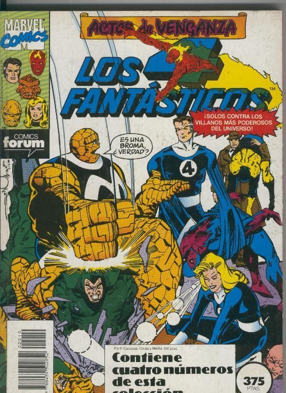 Los 4 Fantasticos volumen 1 retapado 096 al 099