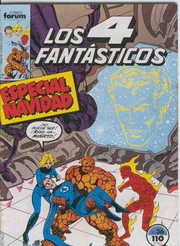 Los 4 Fantasticos  volumen 1 numero 036, especial navidad