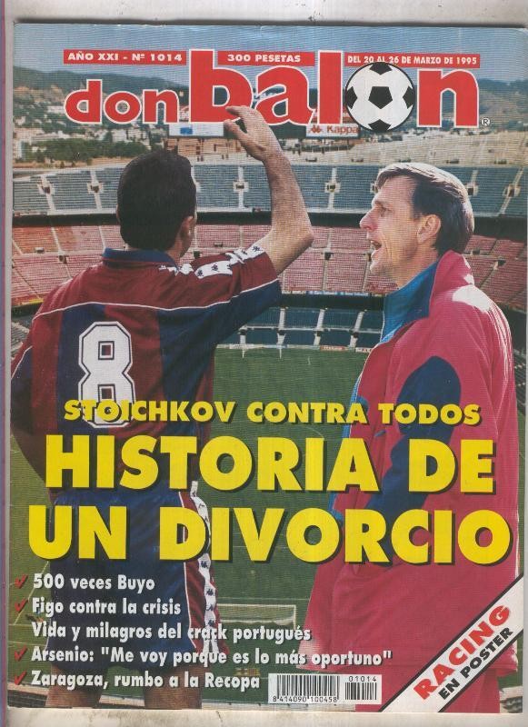 Don Balon numero 1014: poster del Racing de Santander