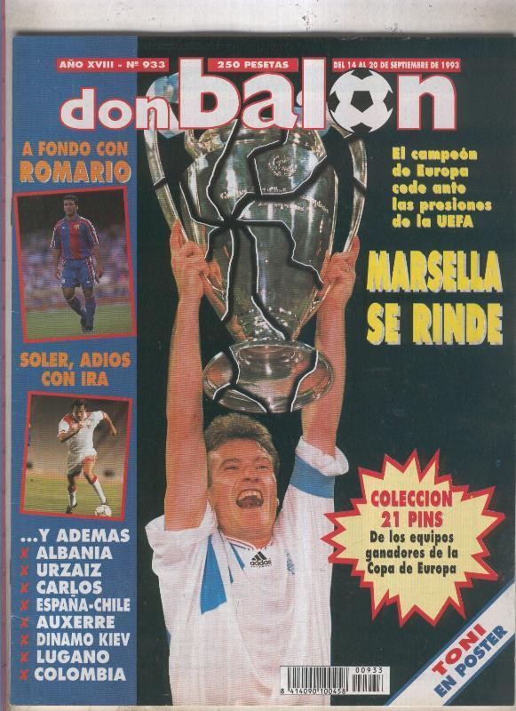 Don Balon numero 0933: no conserva el poster central