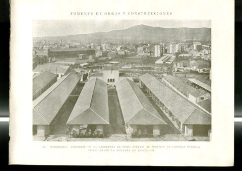 Fomento de Obras y Construcciones lamina 027/028: Barcelona