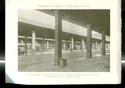 Fomento de Obras y Construcciones lamina 031/032: Barcelona