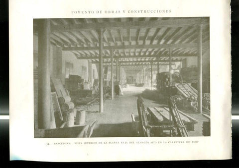 Fomento de Obras y Construcciones lamina 033/034: Barcelona
