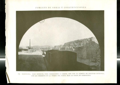 Fomento de Obras y Construcciones lamina 073/074: Barcelona 