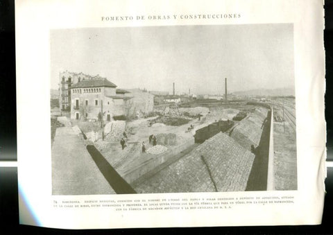 Fomento de Obras y Construcciones lamina 073/074: Barcelona 