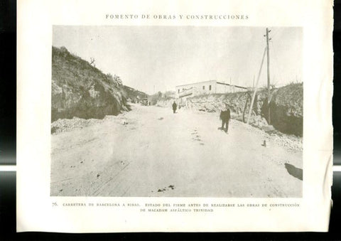 Fomento de Obras y Construcciones lamina 075/076: Barcelona 