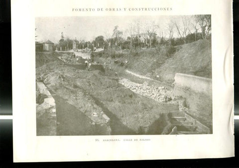 Fomento de Obras y Construcciones lamina 085/086: Barcelona 