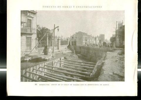 Fomento de Obras y Construcciones lamina 087/088: Barcelona 
