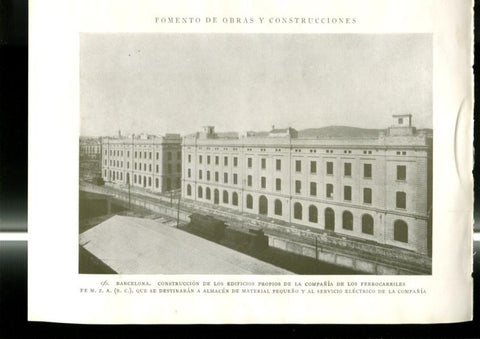 Fomento de Obras y Construcciones lamina 095/096: Barcelona 