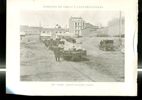 Fomento de Obras y Construcciones lamina 115/116: Madrid 