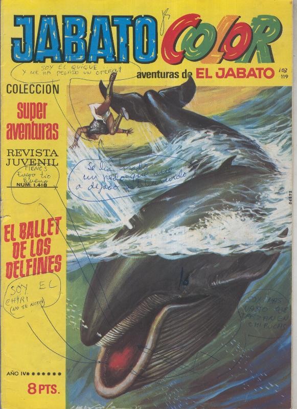 Jabato Color segunda epoca numero 119: El ballet de los delfines