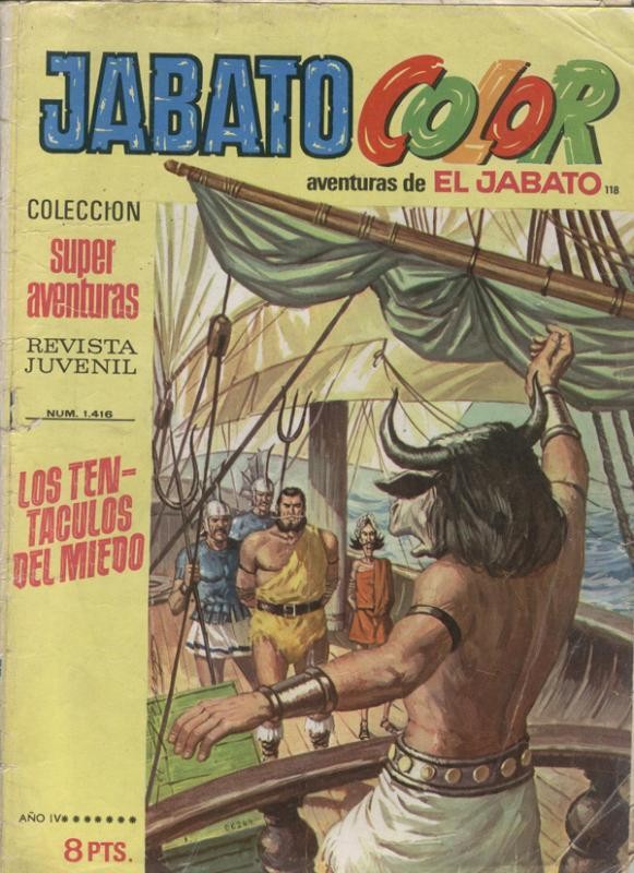 Jabato color primera epoca numero 118: Los tentaculos del miedo