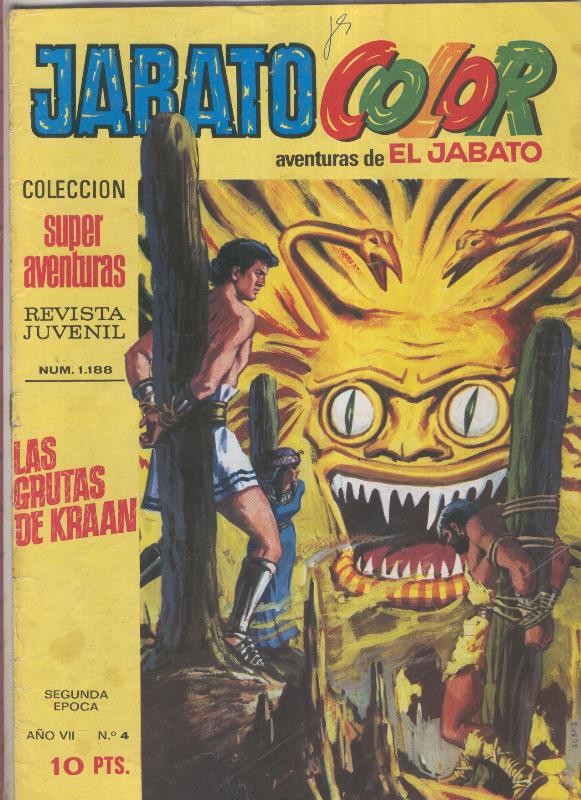 Jabato Color segunda epoca numero 004: Las grutas de Kraam