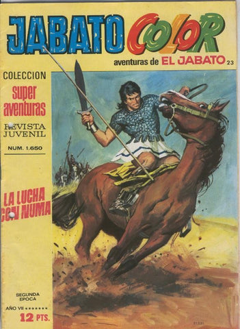 Jabato Color segunda epoca numero 023: La lucha con Numa