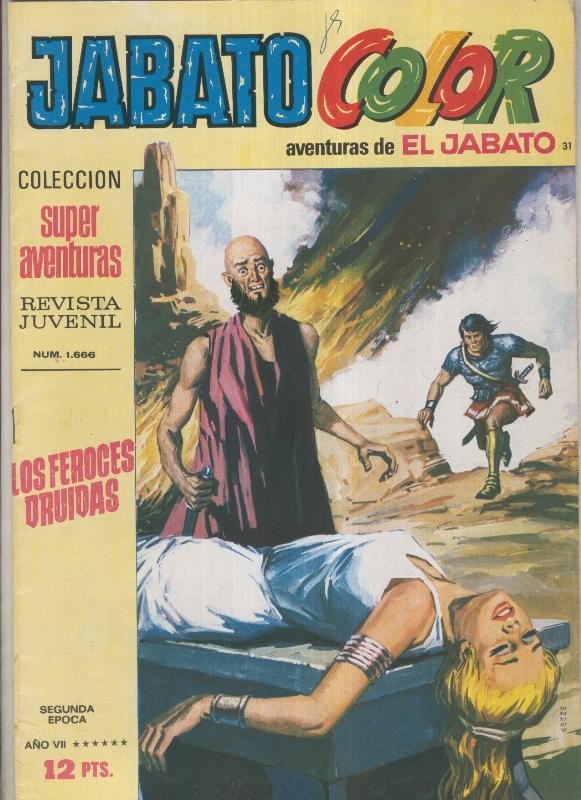 Jabato Color segunda epoca numero 031: Los feroces Druidas