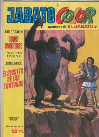 Jabato Color segunda epoca numero 035: El secreto de las tortugas