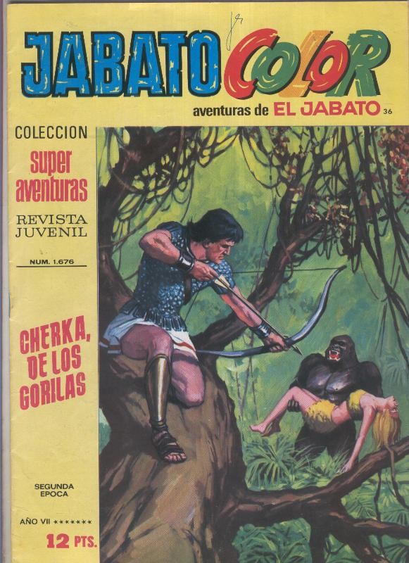 Jabato Color segunda epoca numero 036: Cherka, de los Gorilas