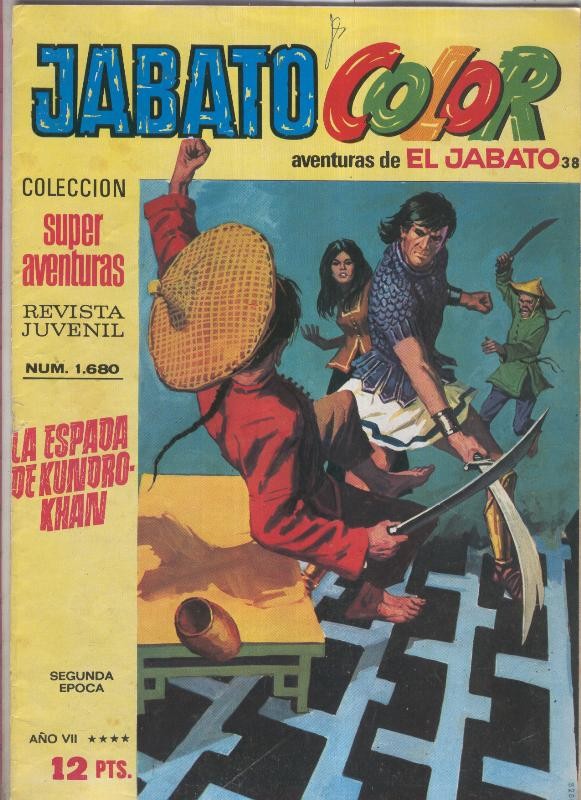 Jabato Color segunda epoca numero 038: La espada de Kundro Khan