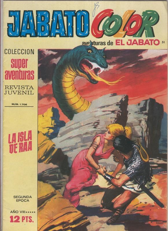 Jabato color segunda epoca numero 051: La isla de Raa