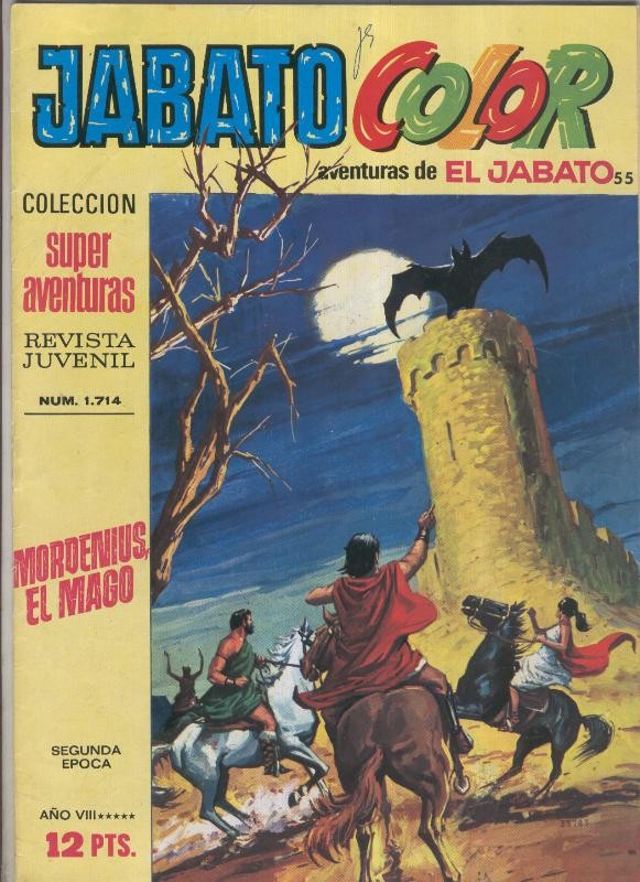 Jabato color segunda epoca numero 055: Mordenius, el mago