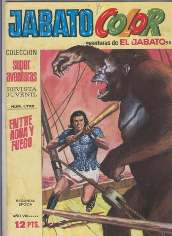 Jabato color segunda epoca numero 058: Entre agua y fuego