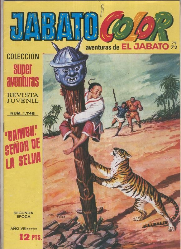 Jabato color segunda epoca numero 072: Bambu, señor de la selva
