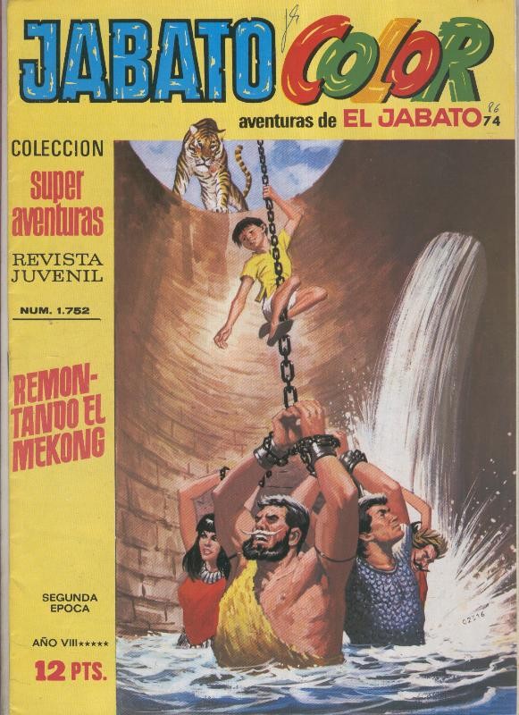 Jabato color segunda epoca numero 074: Remontando el Mekong