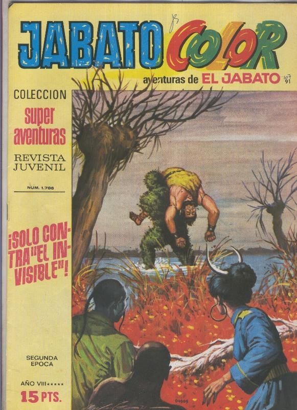 Jabato color segunda epoca numero 091: Solo contra el invisible