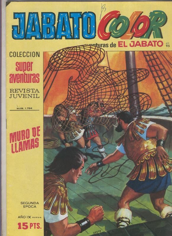 Jabato color segunda epoca numero 095: Muro de llamas
