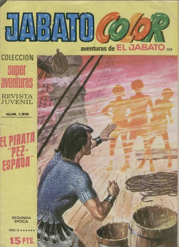 Jabato color segunda epoca numero 156: El pirata Pez Espada
