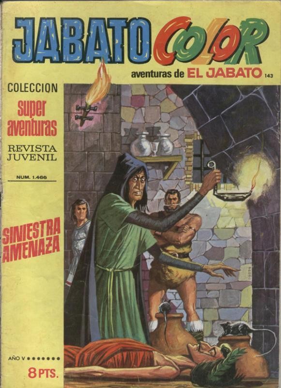 Jabato color primera epoca numero 143: Siniestra amenaza