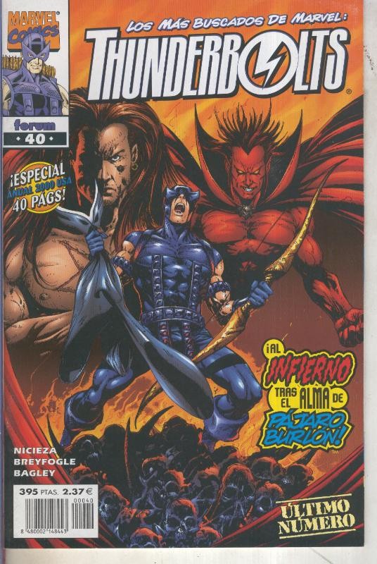 Thunderbolts volumen 1 numero 40
