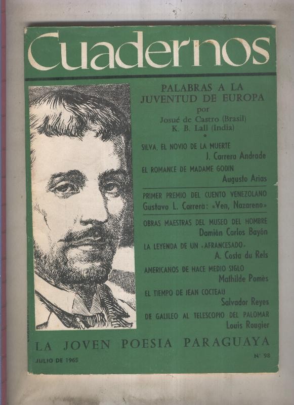Cuadernos: la revista mensual de America Latina numero 98