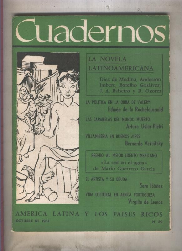 Cuadernos: la revista mensual de America Latina numero 89
