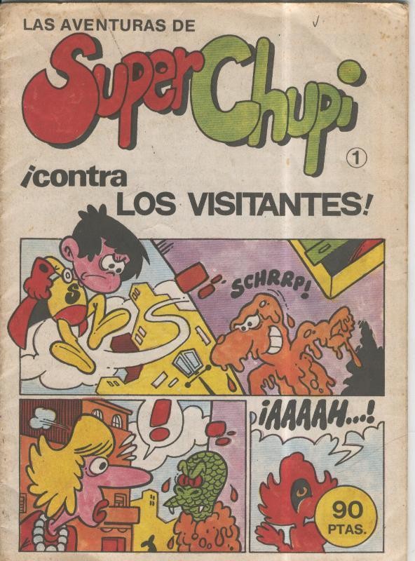 Aventuras de Super Chupi numero 1: Contra los visitantes