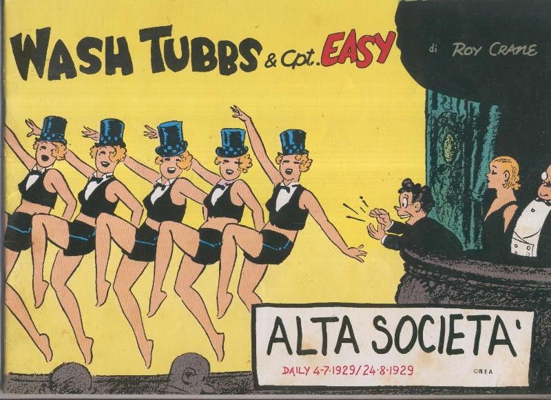 Wash Tubbs & Cpt.Easy numero 22: tiras del 4.7.1929 al 24.8.1929