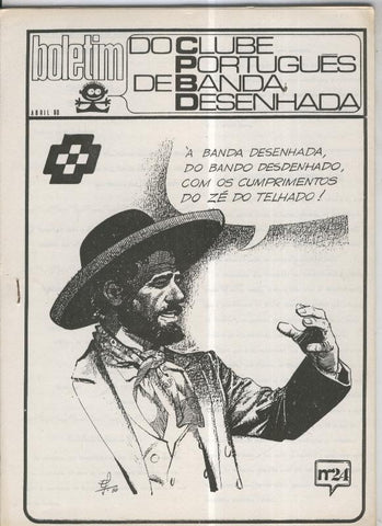 Fanzine: Boletim do clube portugues de Banda Desenhada numero 24