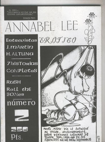 Fanzine: Annabel Lee Erotica numero 2