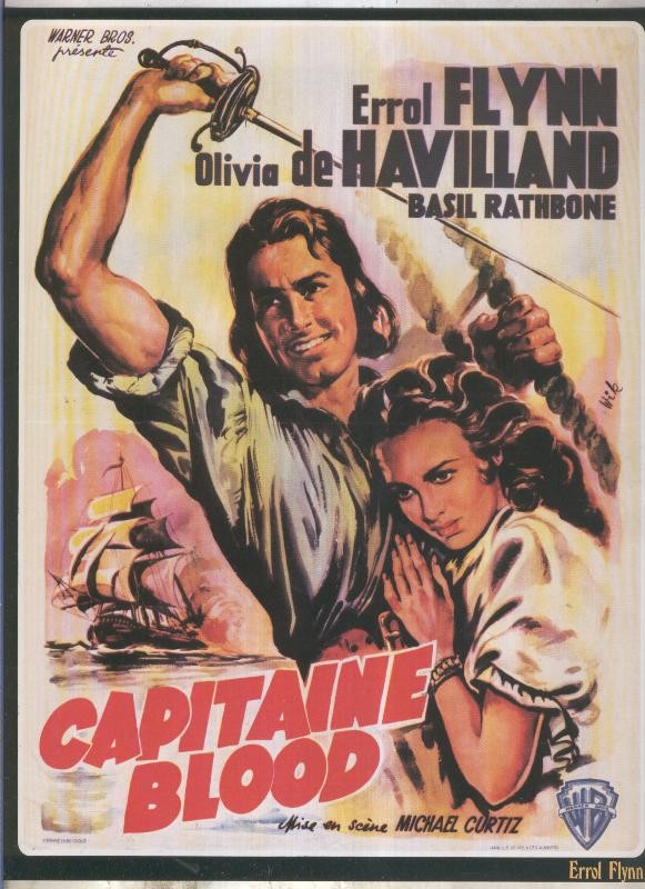 Galeria de estrellas lamina numero 060: Errol Flynn