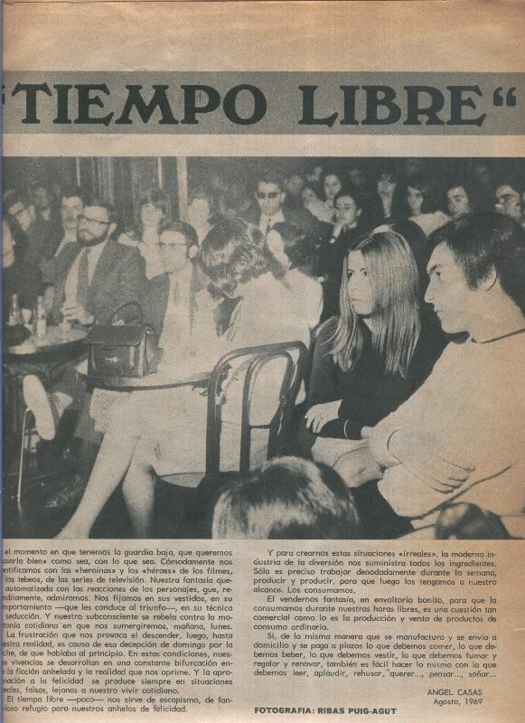 El Hogar y la Moda  numero 1618 (15.9.1969): Tiempo libre por Angel Casas