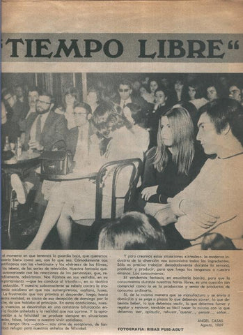El Hogar y la Moda  numero 1618 (15.9.1969): Tiempo libre por Angel Casas