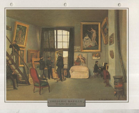 Lamina 19: Frederiz Bazille: El taller del artista
