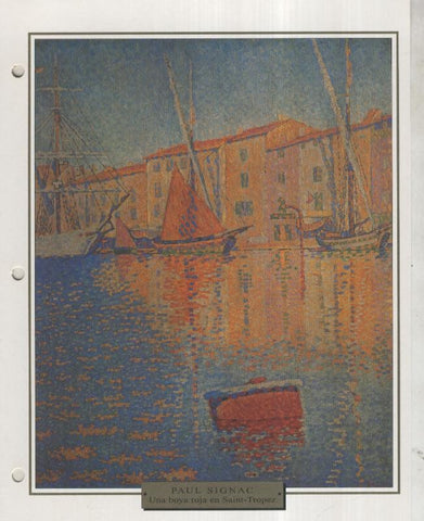 Lamina 39: Paul signac: Una boya roja en Saint-Tropez