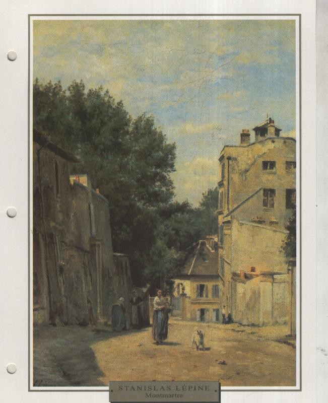 Lamina 46: Stanislas Lepine: Montmartre, calle Saint-Vicent