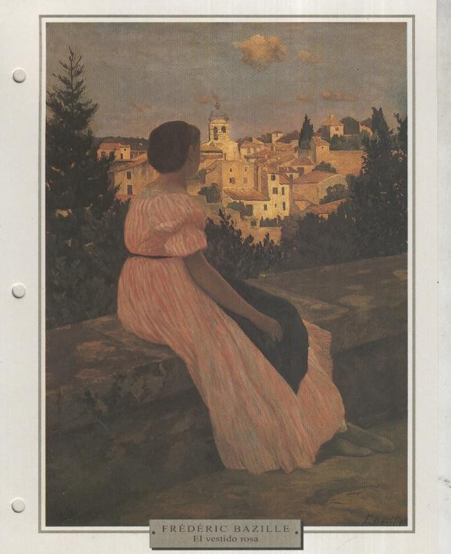 Lamina 51: Frederic Bazille: el vestido rosa