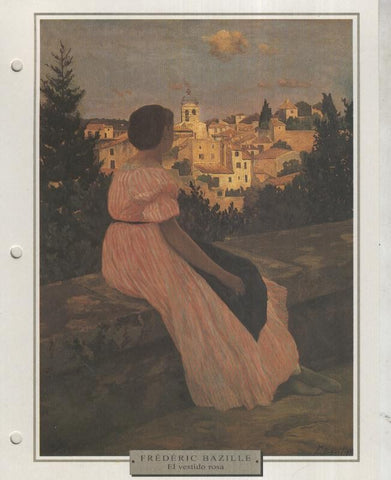 Lamina 51: Frederic Bazille: el vestido rosa